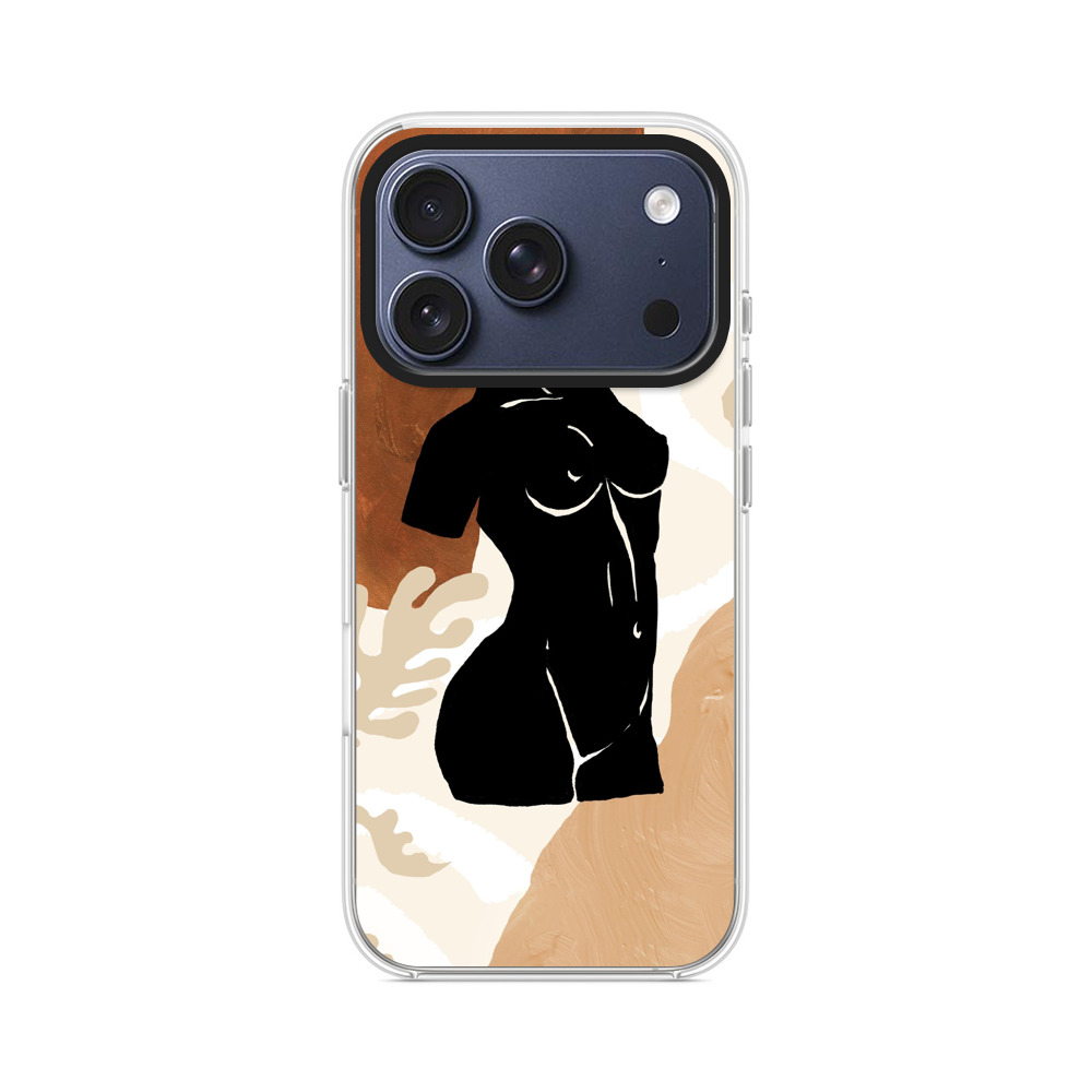 アートな人体シルエット iPhone 17 Proオリジナルケース