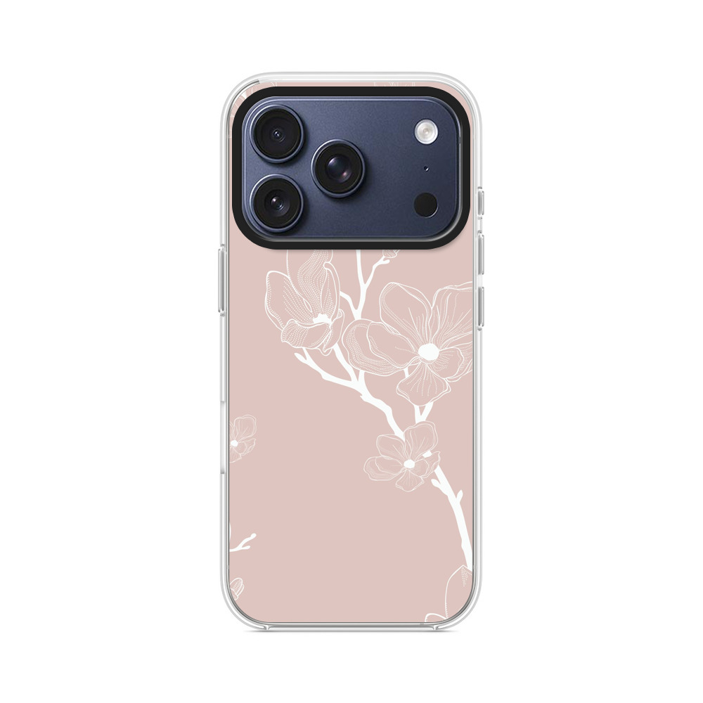 淡いピンクの桜模様 iPhone 17 Proオリジナルケース