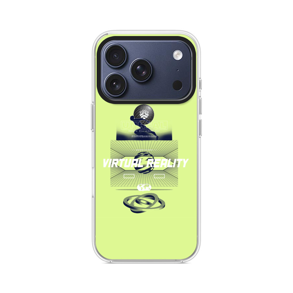 バーチャルリアリティの抽象アート iPhone 17 Proオリジナルケース