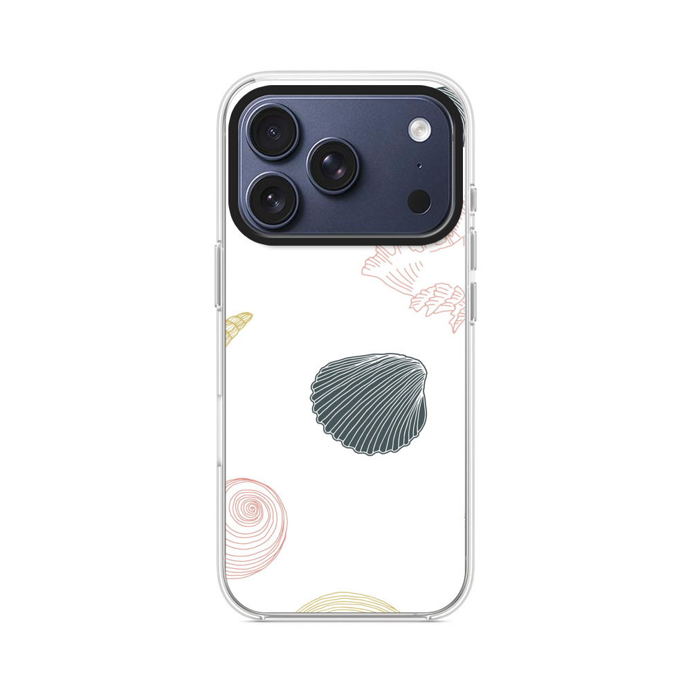 貝殻のパターン iPhone 17 Proオリジナルケース