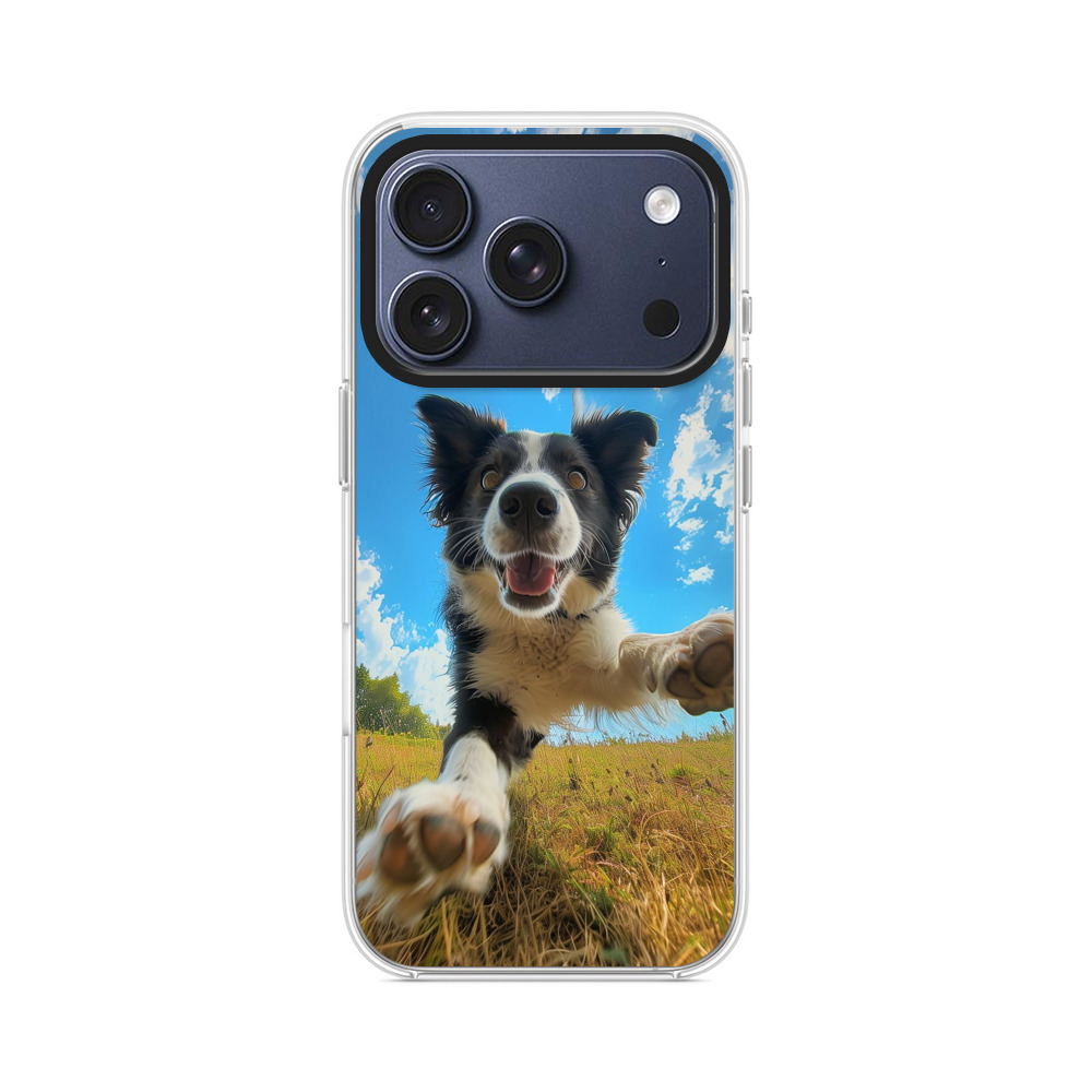 元気なボーダーコリー iPhone 17 Proオリジナルケース