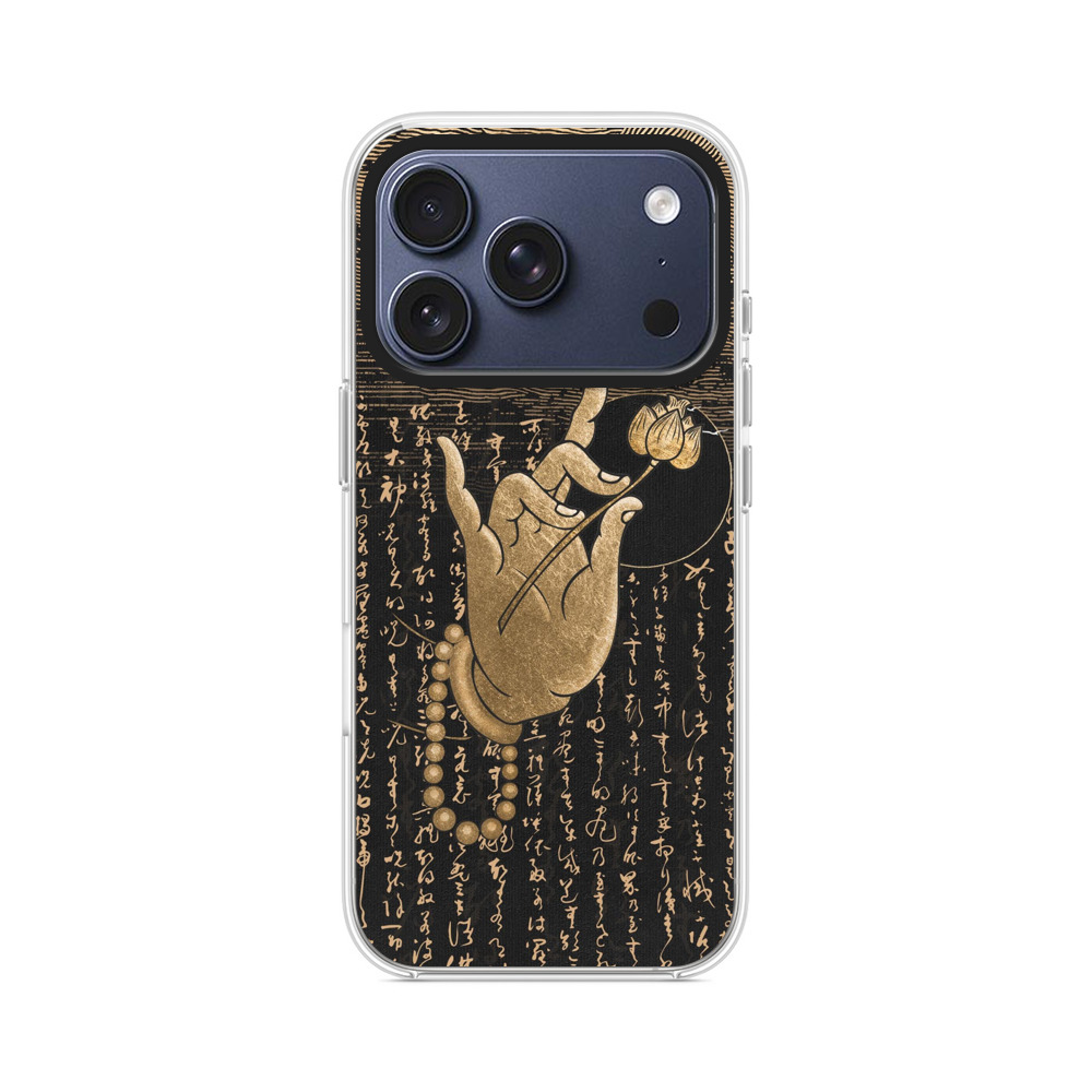 蓮の花を持つ仏手 iPhone 17 Proオリジナルケース