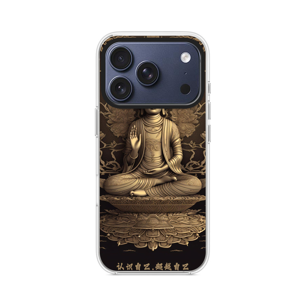 蓮上の仏像 iPhone 17 Proオリジナルケース