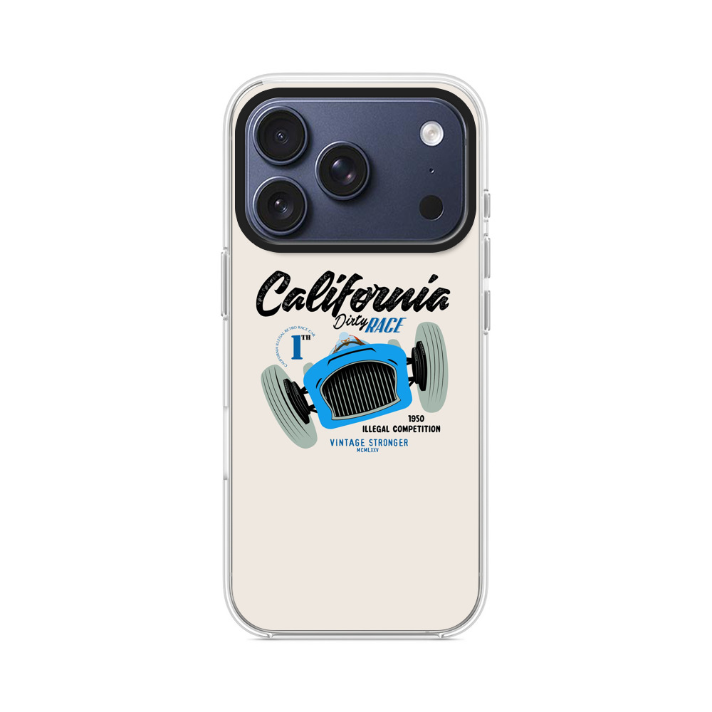 カリフォルニアのヴィンテージレースカー iPhone 17 Proオリジナルケース