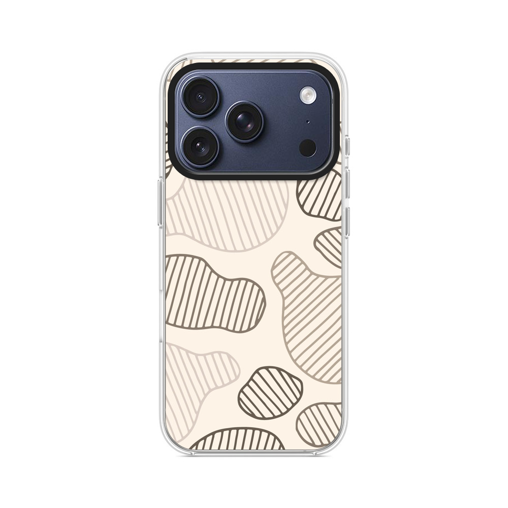 抽象的なストライプ模様 iPhone 17 Proオリジナルケース