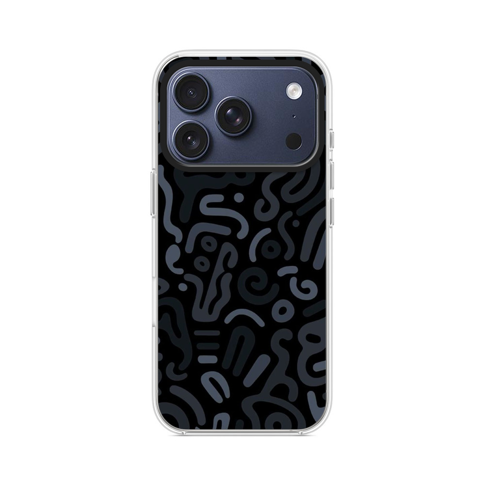 抽象アートデザイン iPhone 17 Proオリジナルケース