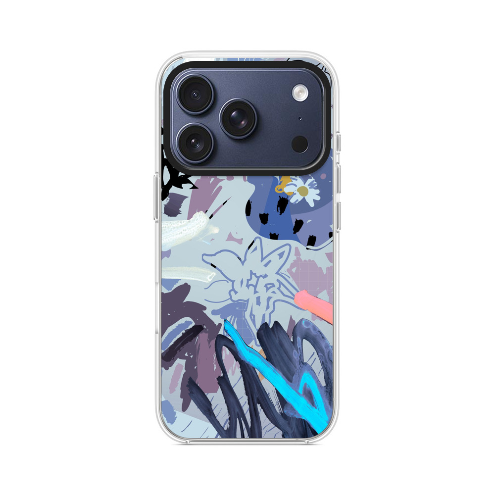 抽象的なアート iPhone 17 Proオリジナルケース