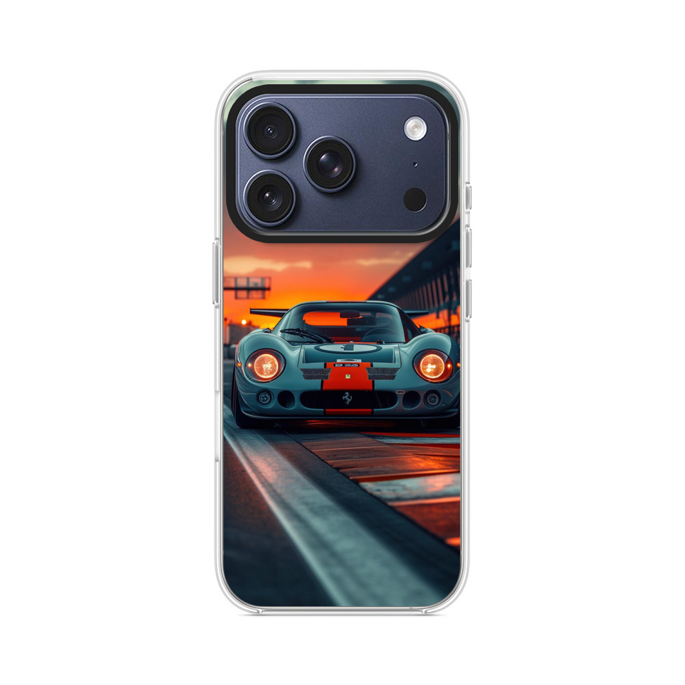 夕日に映えるレーシングカー iPhone 17 Proオリジナルケース