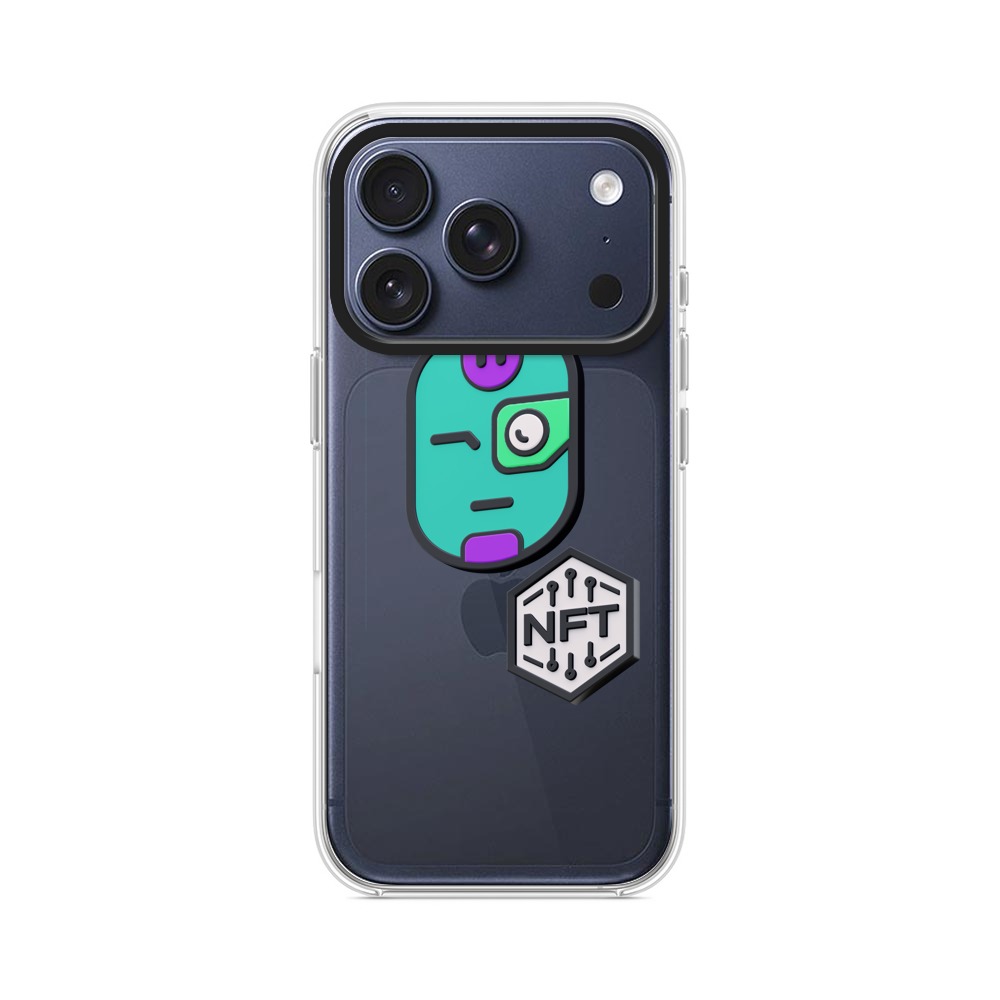 デジタルアートのキャラクター iPhone 17 Proオリジナルケース