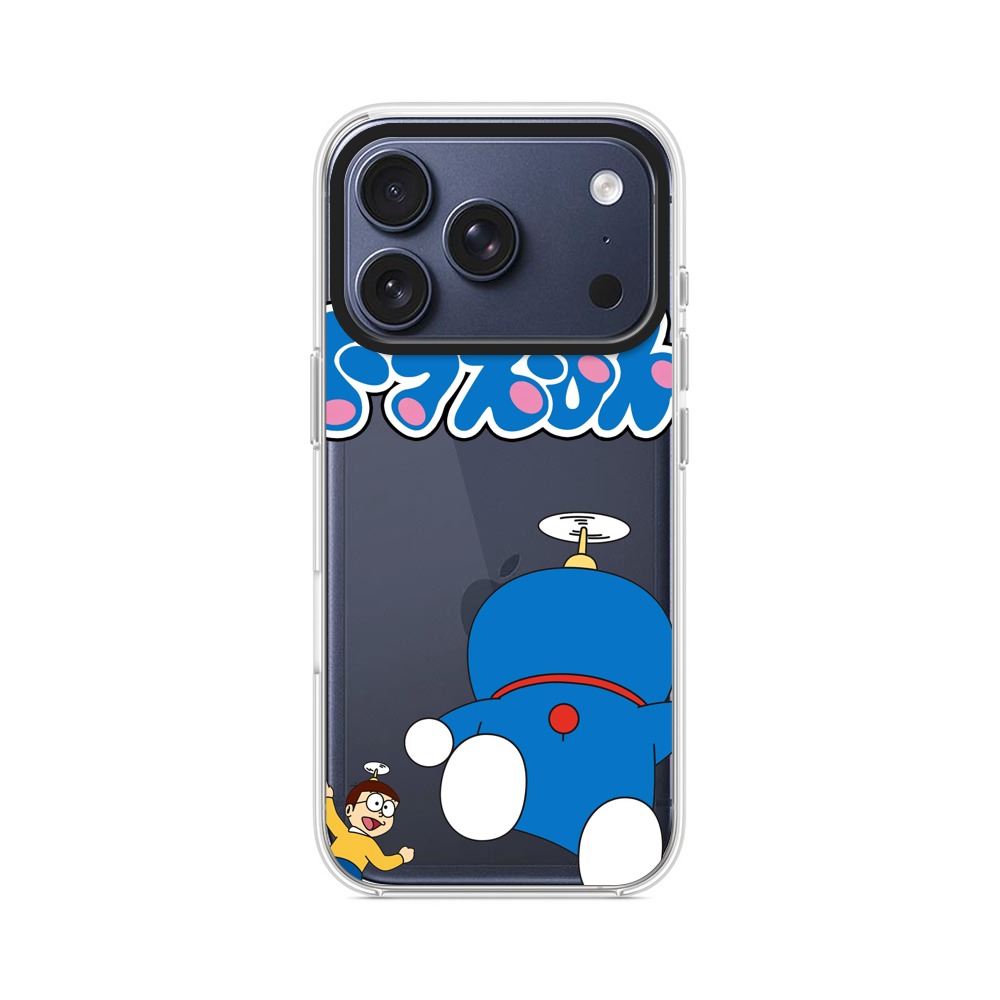 ドラえもんロゴとヘリ iPhone 17 Proオリジナルケース