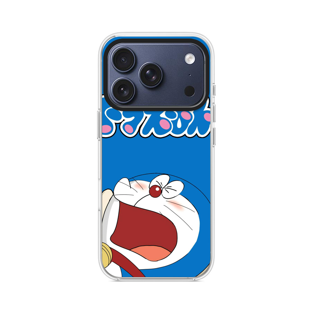 ドラえもんロゴと笑顔 iPhone 17 Proオリジナルケース