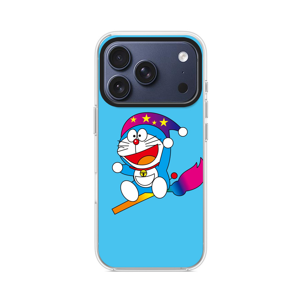 魔法のほうきに乗るドラえもん iPhone 17 Proオリジナルケース