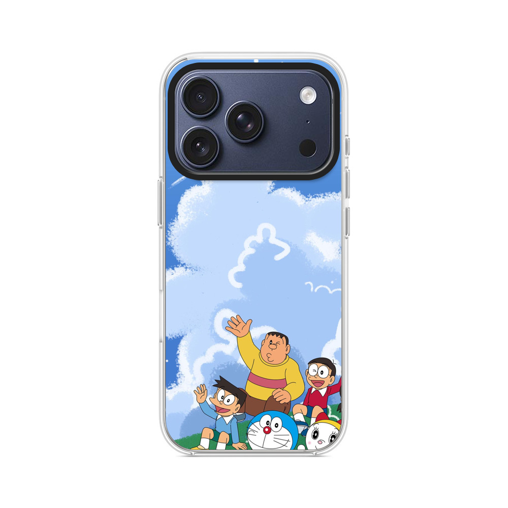 ジャイアンとのび太の雲空 iPhone 17 Proオリジナルケース