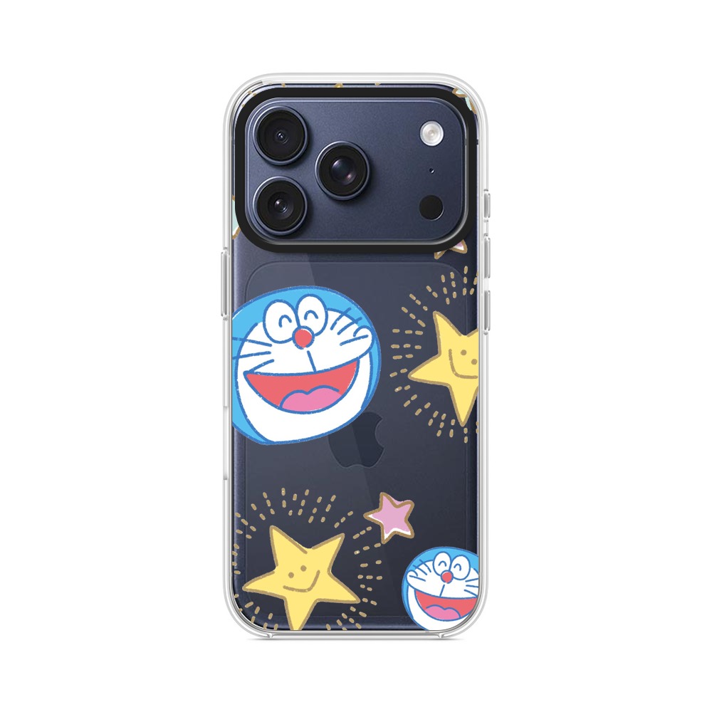 笑顔のドラえもんと星 iPhone 17 Proオリジナルケース