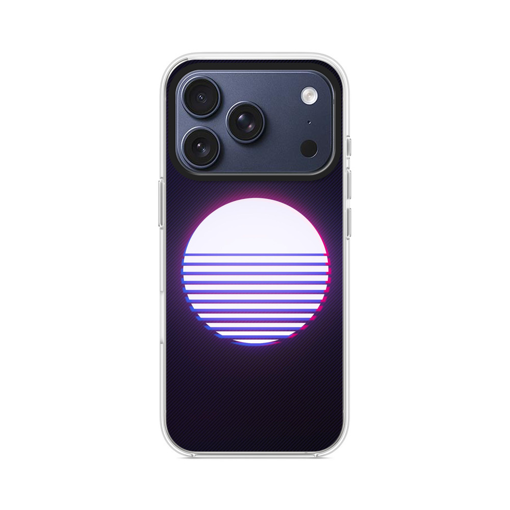 グリッチサークルデザイン iPhone 17 Proオリジナルケース