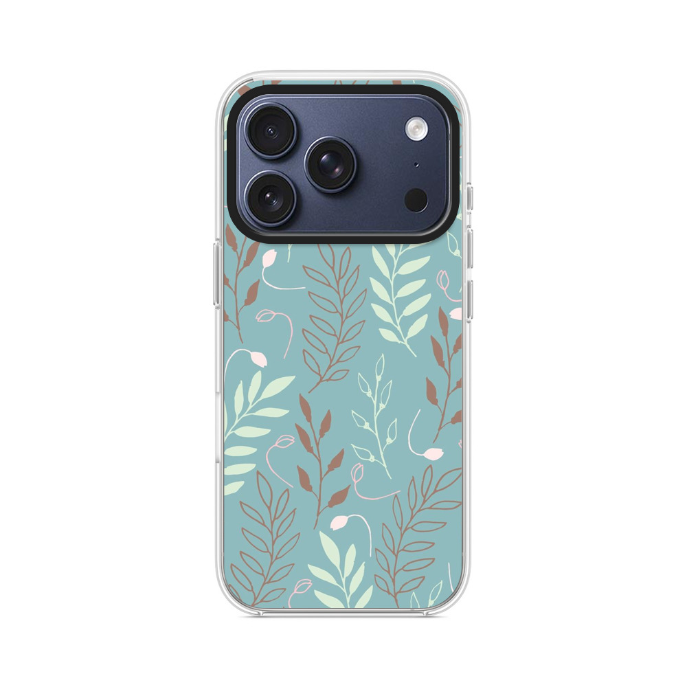 葉のパターン iPhone 17 Proオリジナルケース