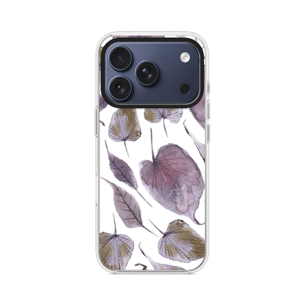 葉のパターン iPhone 17 Proオリジナルケース