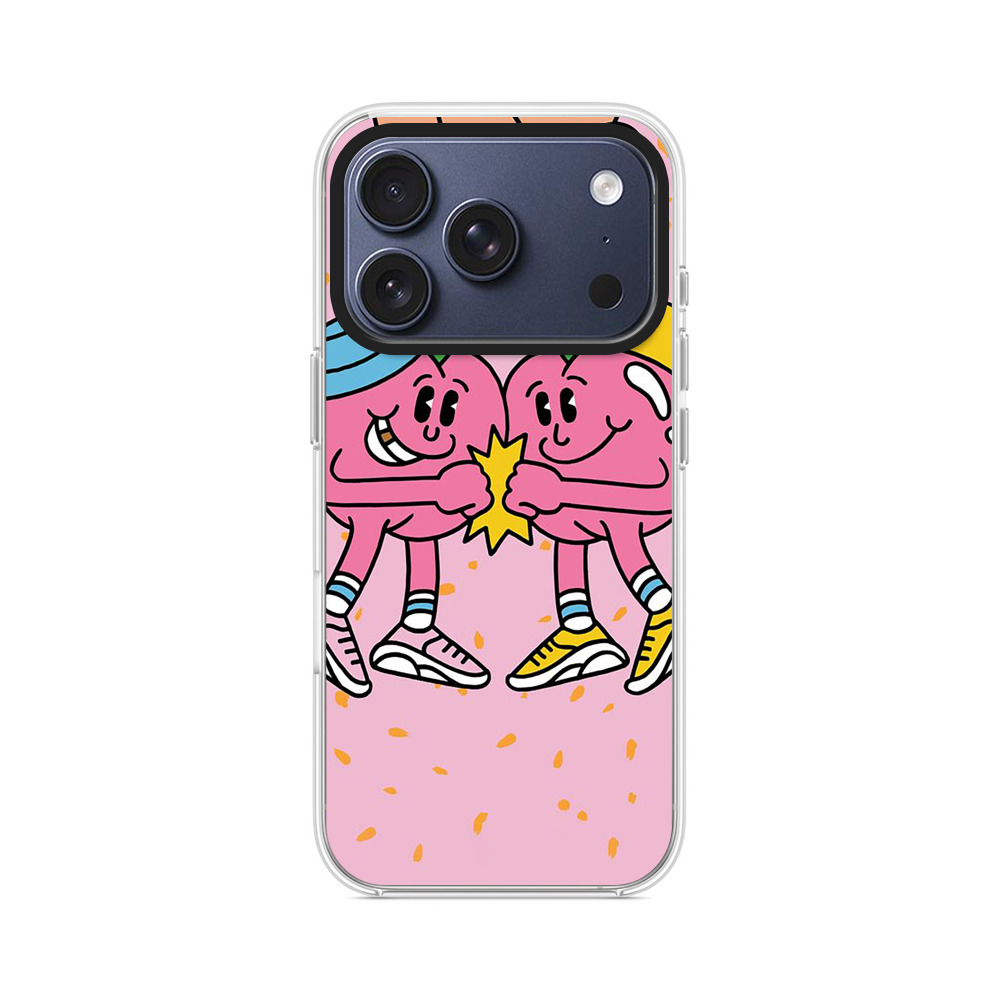 ハイファイブチェリーキャラクター iPhone 17 Proオリジナルケース