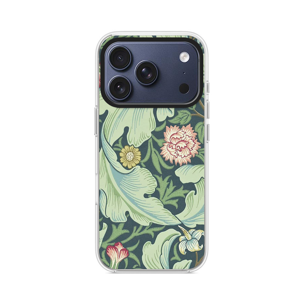 花の模様 iPhone 17 Proオリジナルケース