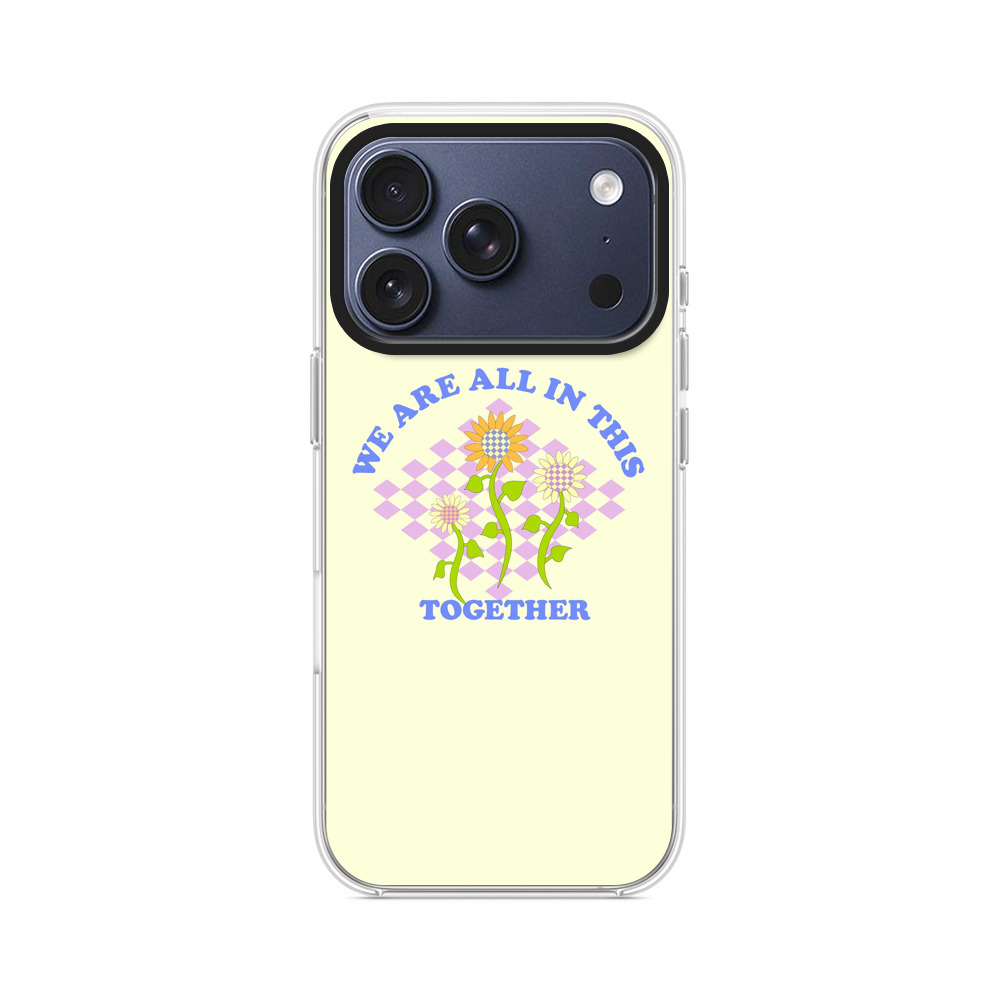 花とメッセージ iPhone 17 Proオリジナルケース