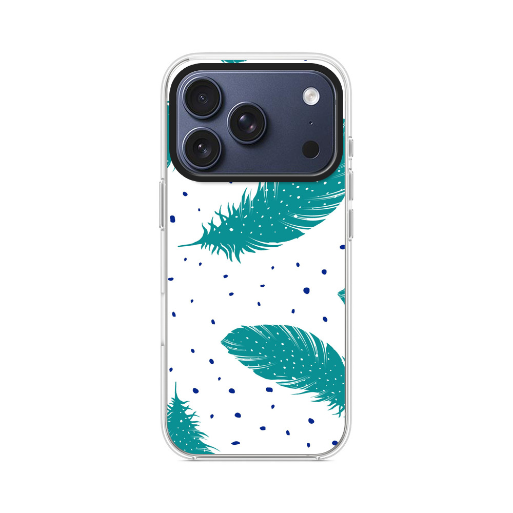 羽の模様 iPhone 17 Proオリジナルケース