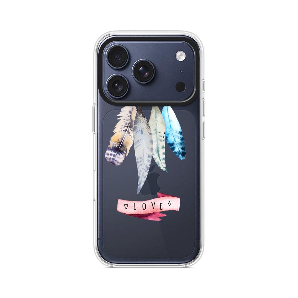 羽と愛 iPhone 17 Proオリジナルケース