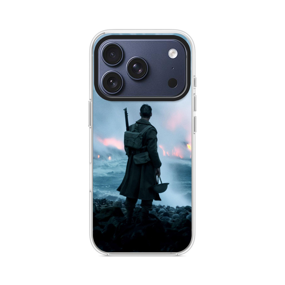 荒波の兵士の後ろ姿 iPhone 17 Proオリジナルケース