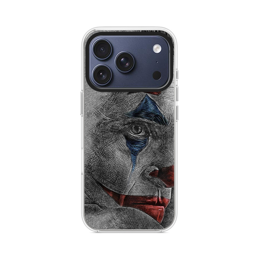 悲しげなピエロ肖像 iPhone 17 Proオリジナルケース