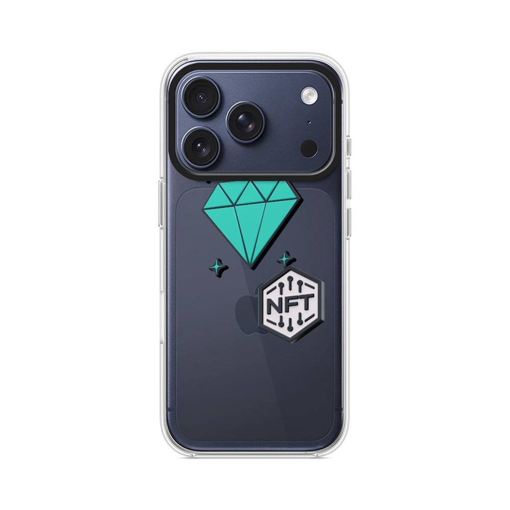 宝石とNFTのデザイン iPhone 17 Proオリジナルケース