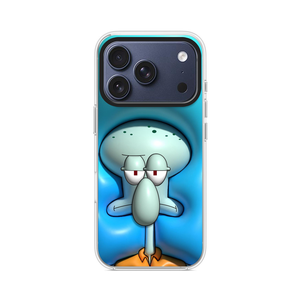 イカのキャラクター iPhone 17 Proオリジナルケース