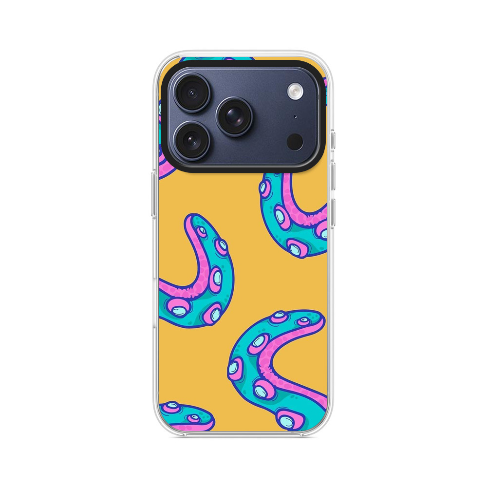 イカの触手パターン iPhone 17 Proオリジナルケース