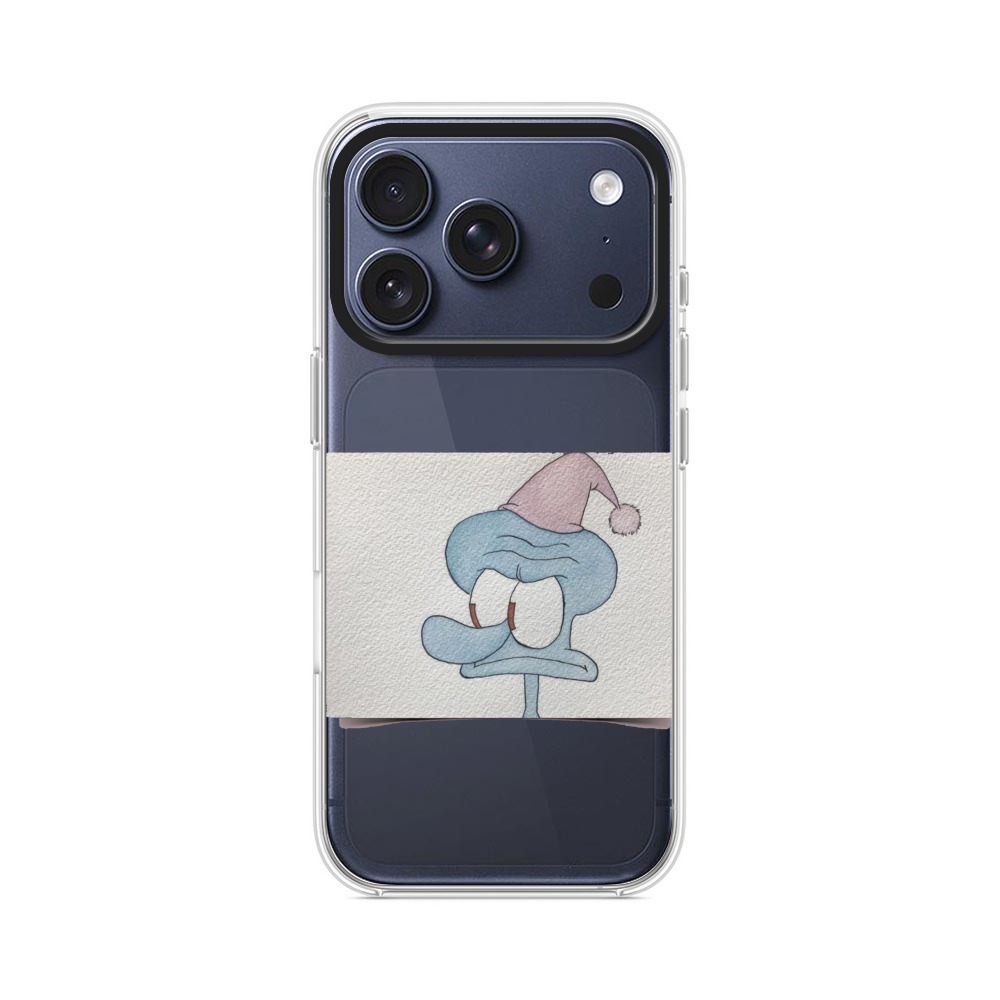 イカキャラ寝帽子 iPhone 17 Proオリジナルケース