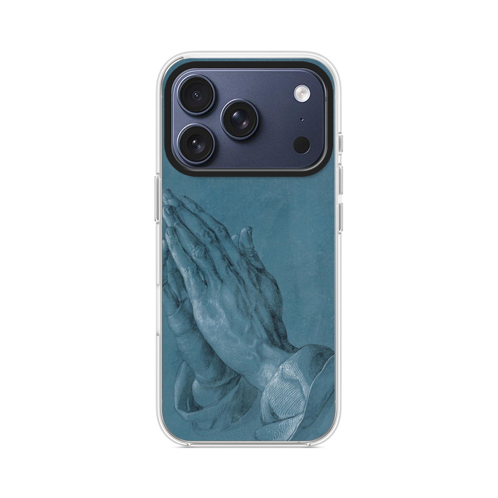 祈る手のイラスト iPhone 17 Proオリジナルケース