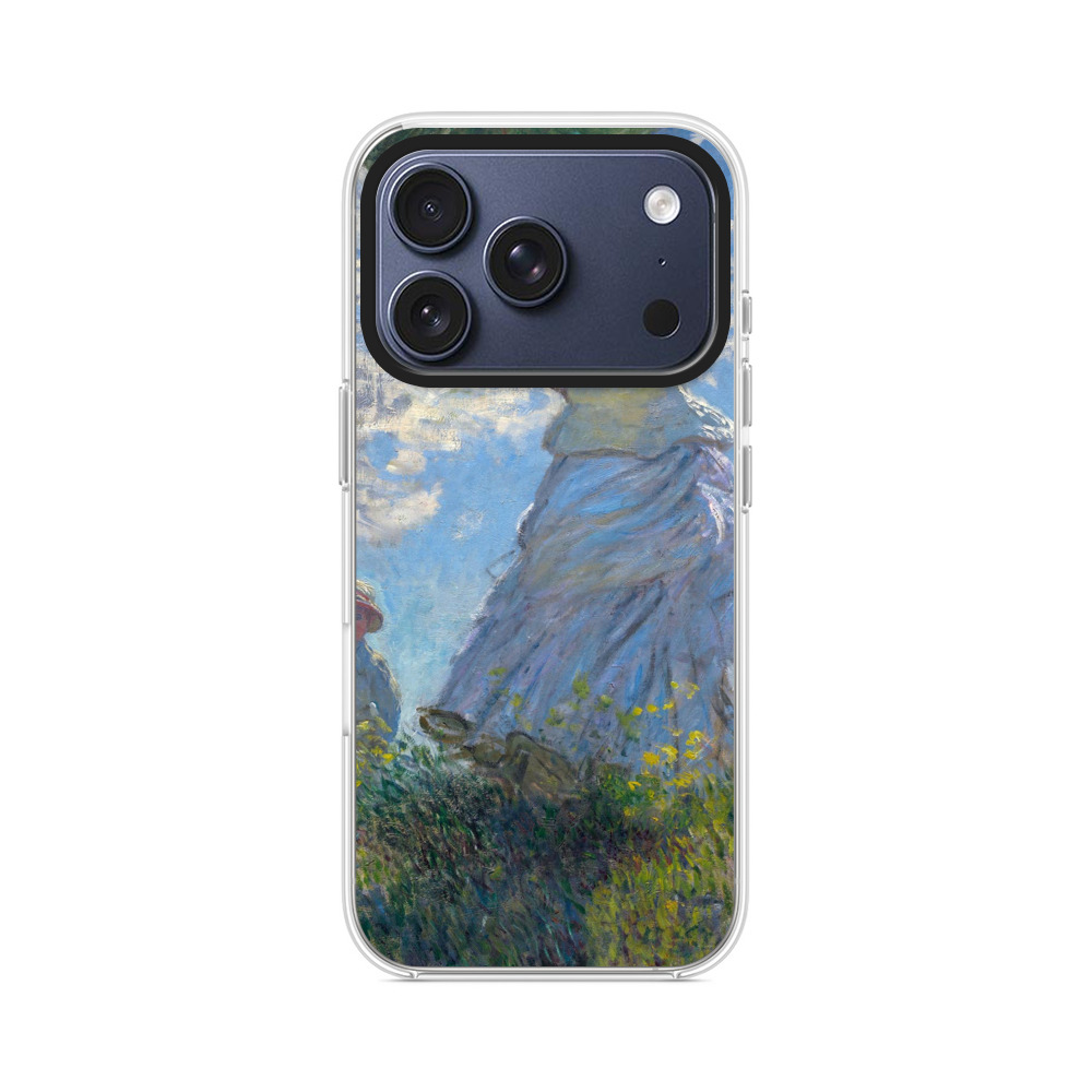 印象派の青空と草花ケース用画像 iPhone 17 Proオリジナルケース