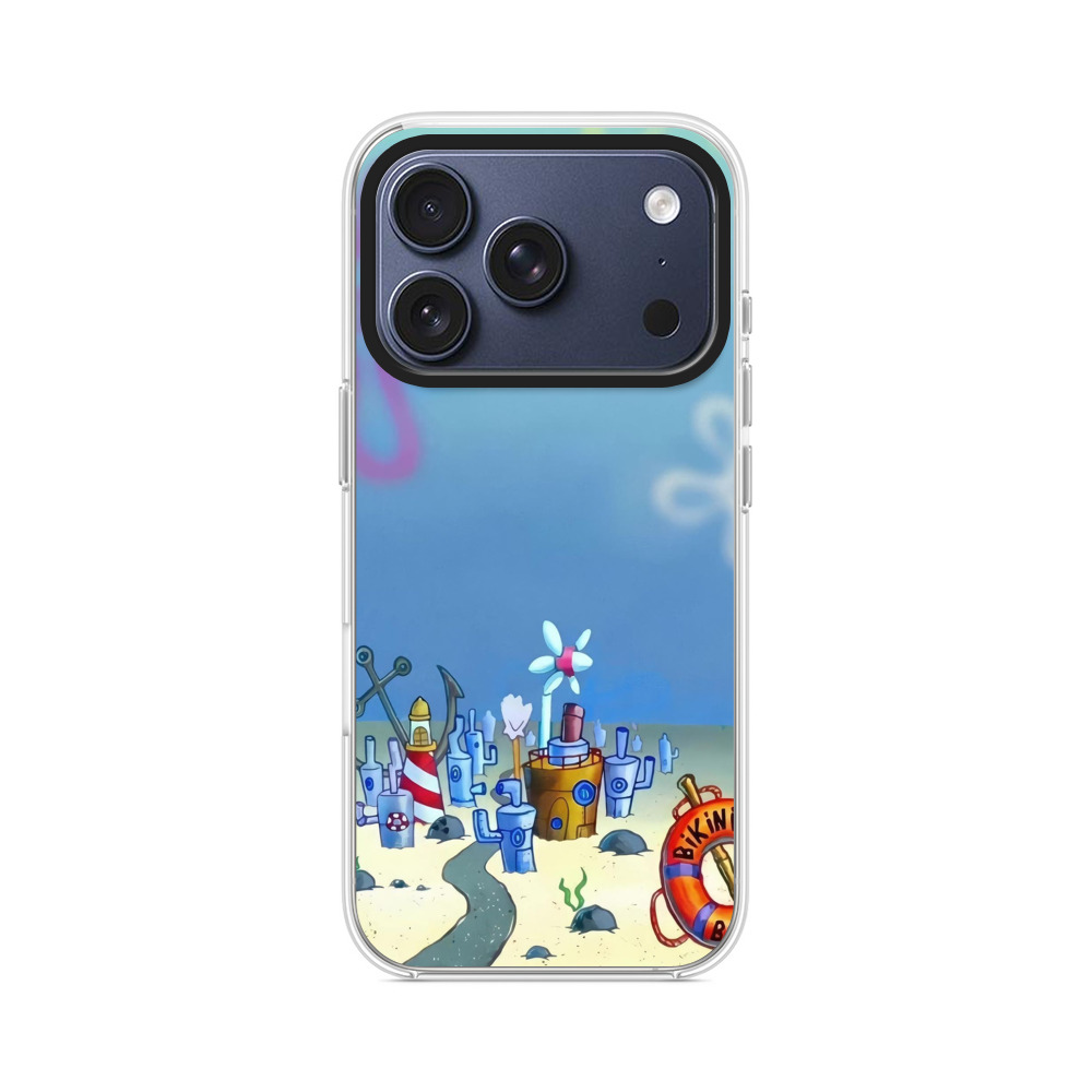 海底都市のイラスト iPhone 17 Proオリジナルケース