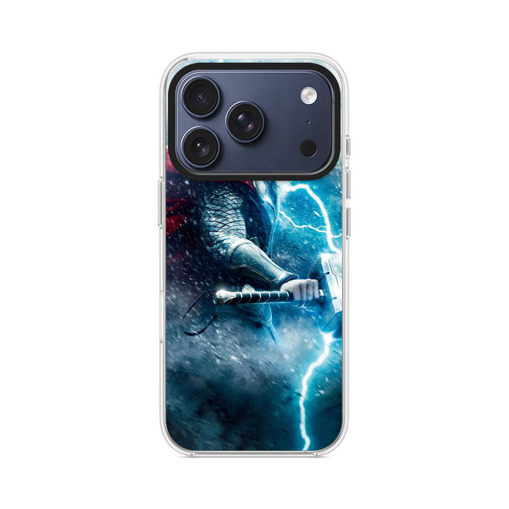 雷を操るヒーロー iPhone 17 Proオリジナルケース