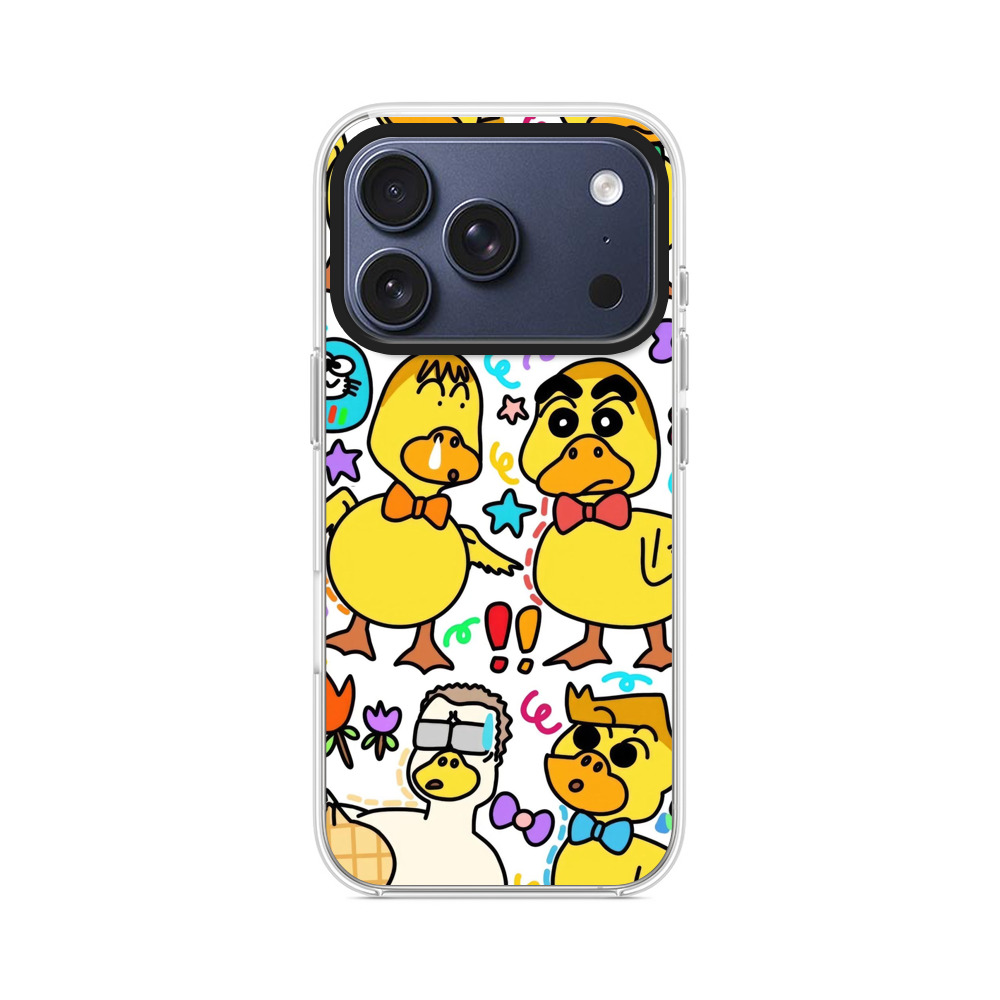 個性的カモキャラ iPhone 17 Proオリジナルケース