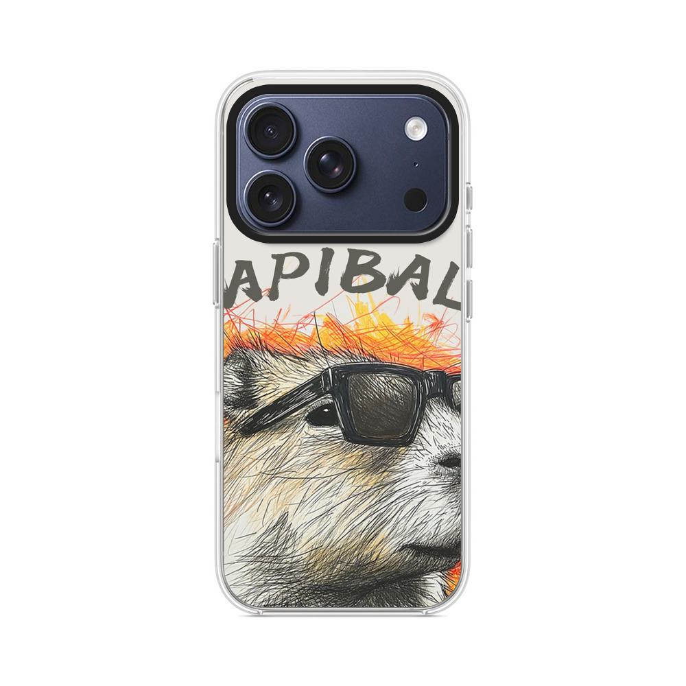 サングラスカピバラ iPhone 17 Proオリジナルケース