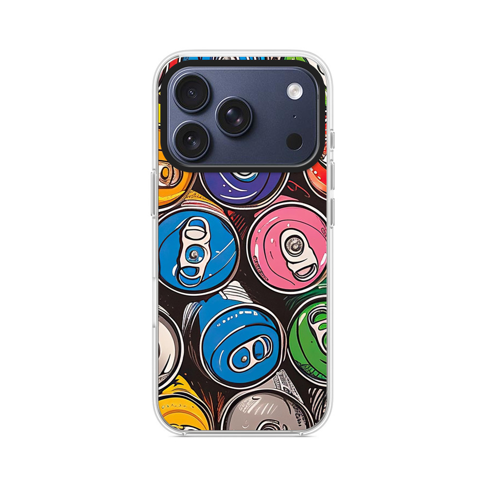 カラフル飲料缶 iPhone 17 Proオリジナルケース