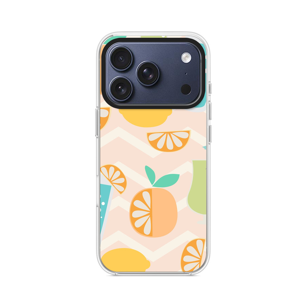 カラフルなフルーツのパターン iPhone 17 Proオリジナルケース