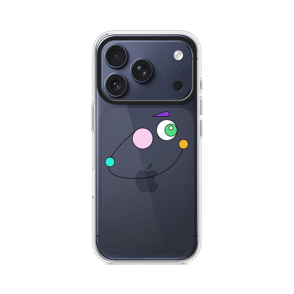 カラフルな顔のデザイン iPhone 17 Proオリジナルケース