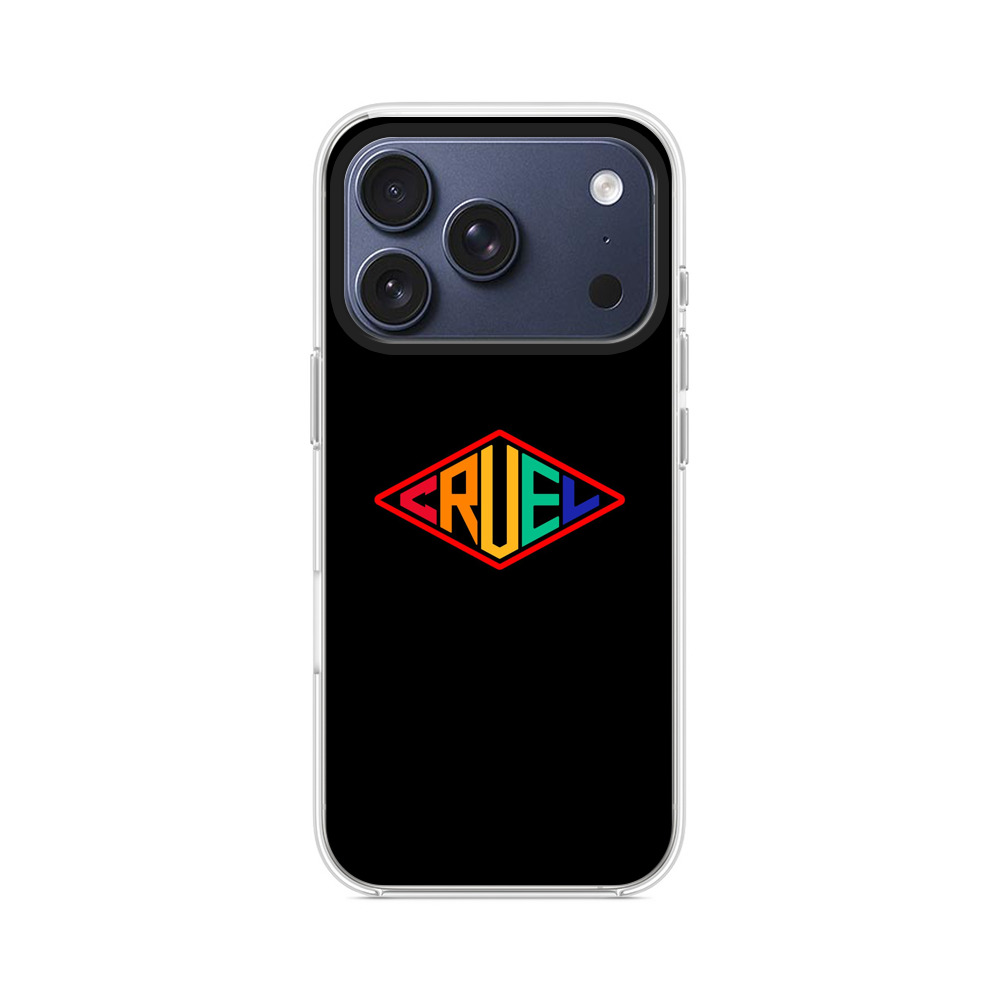 カラフルなクルエルのロゴ iPhone 17 Proオリジナルケース