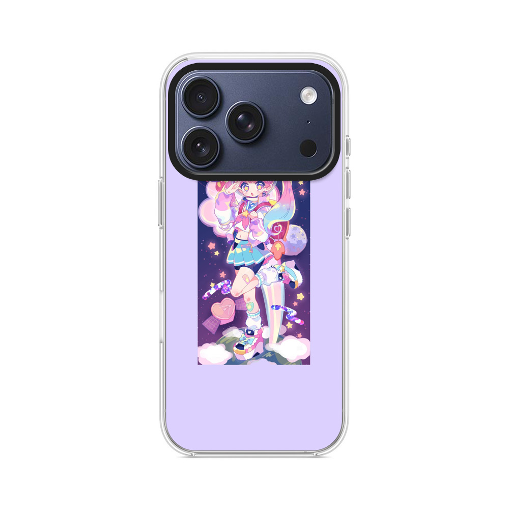 カラフルな女の子 iPhone 17 Proオリジナルケース