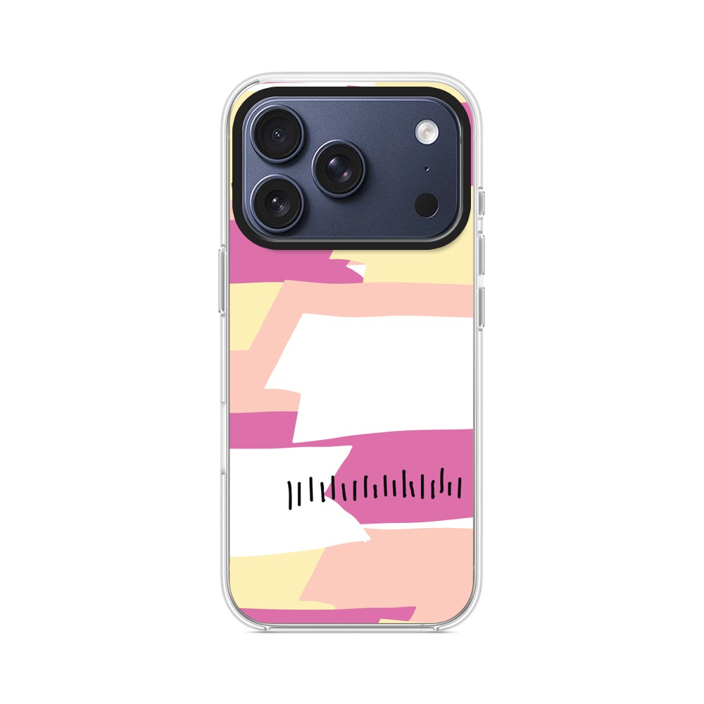 カラフルなストライプ iPhone 17 Proオリジナルケース