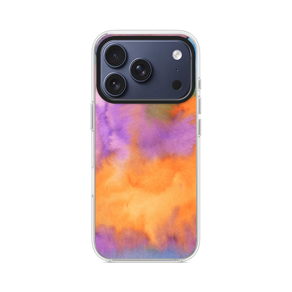 カラフルな水彩模様 iPhone 17 Proオリジナルケース