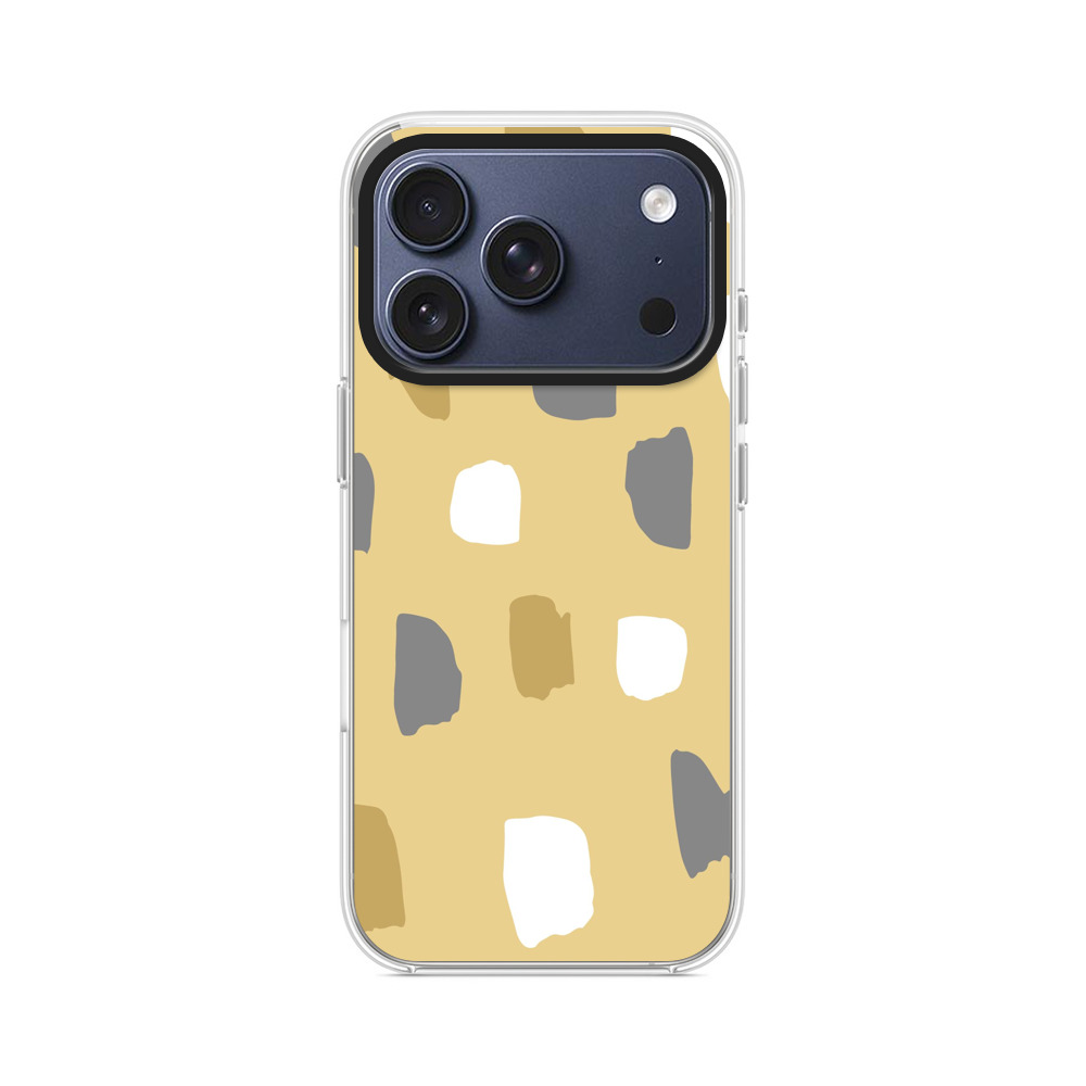 カラフルな抽象的なブラシストロークパターン iPhone 17 Proオリジナルケース