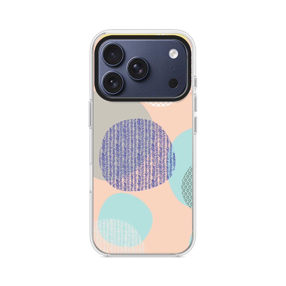 カラフルな円のパターン iPhone 17 Proオリジナルケース