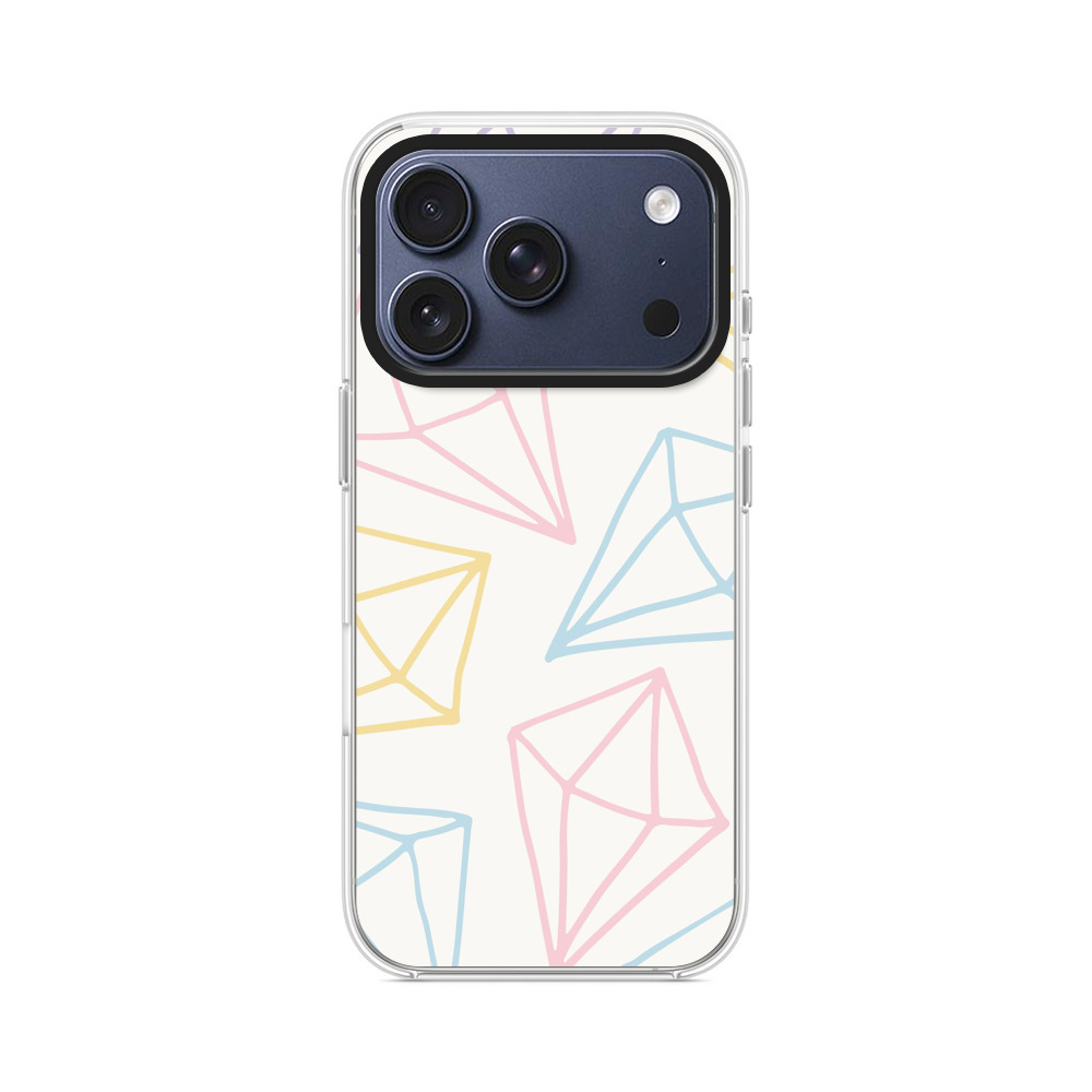 カラフルな宝石模様 iPhone 17 Proオリジナルケース