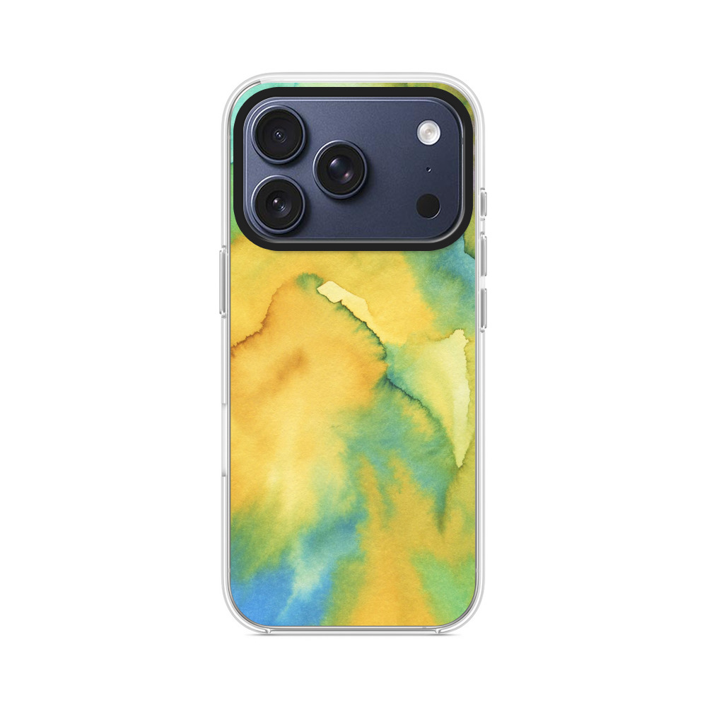 カラフルな水彩抽象画 iPhone 17 Proオリジナルケース