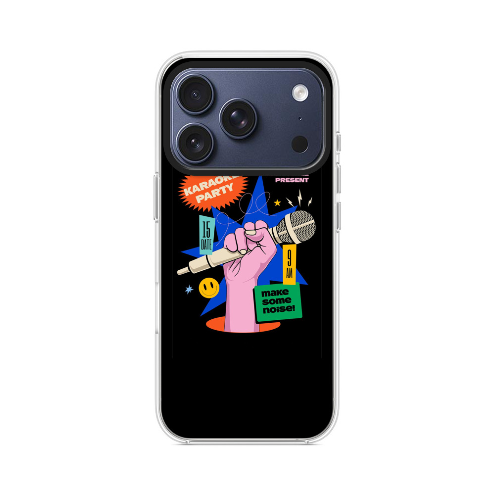 カラオケパーティーのマイク iPhone 17 Proオリジナルケース